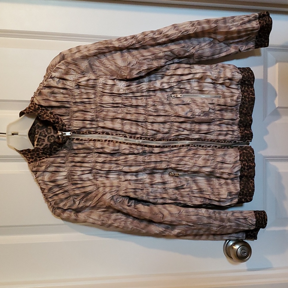 Women's lightweight reversable bomber jacket small